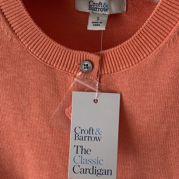 Croft & Barrow Coral Sweater Size S NWT - Picture 3 of 3